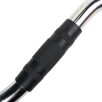Puxador W 76cm Pulley Cromado Maciço com Giro Envolst