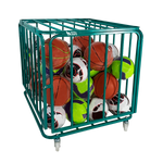 Carrinho guarda volumes de aço para transporte e armazenagem de bolas Pista e Campo