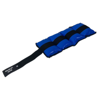 Tornozeleira caneleira em vinilona azul profissional 10kg Envolst - par
