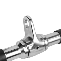 Puxador Barra Reta 50cm Pulley Cromado Maciço com Giro Envolst