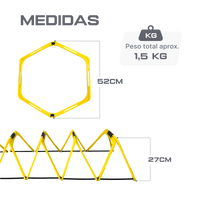 Arco plano Barreira Hexagonal - cnj 6 pcs