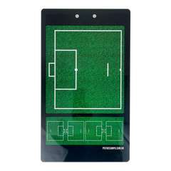 Prancheta tática magnética dupla face com caneta para treinamento de Futebol Society Pista e Campo
