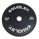 Anilha Olímpica Bumper para Crossfit e LPO 10Lb Envolst