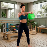 Kettlebell de PVC Macio 500g Pista e Campo