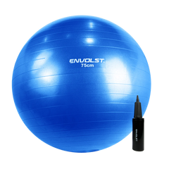 Bola Suíça Gym Ball 75cm Anti Estouro Envolst - Azul
