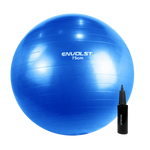 Bola Suíça Gym Ball 75cm Anti Estouro Envolst - Azul