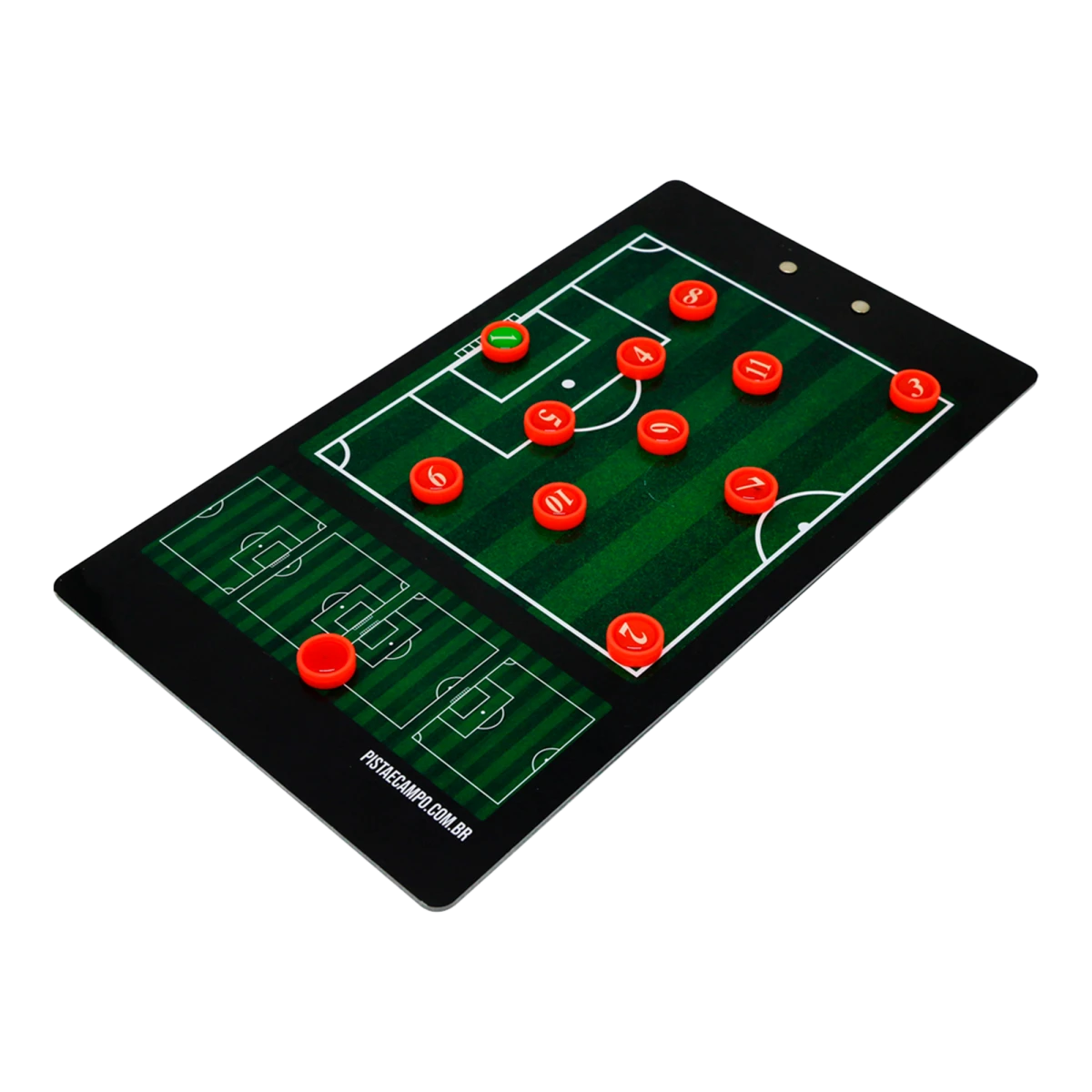Prancheta tática magnética com caneta para treinamento de futebol Pista e Campo