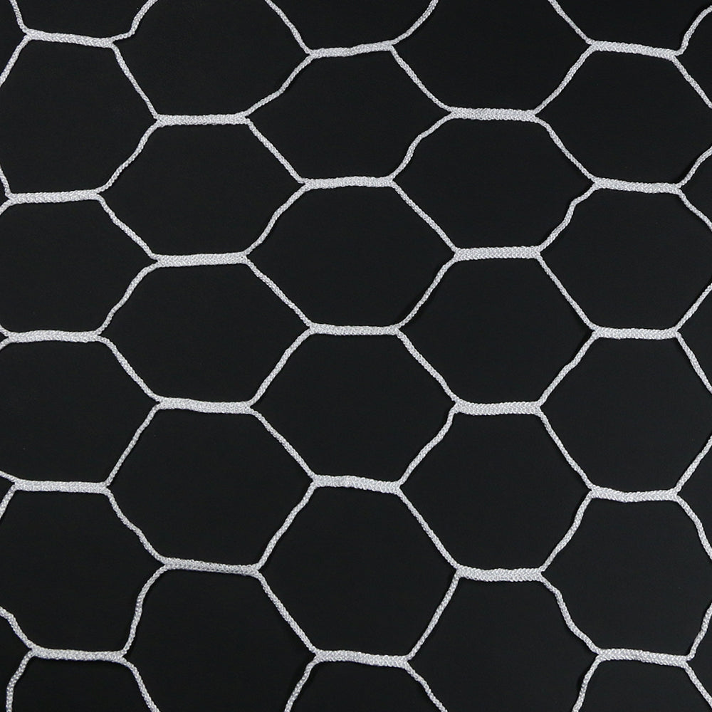 Rede oficial para futebol de campo sem nós colmeia fios de seda com 4mm Pista e Campo formato colmeia ou hexagonal