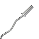Barra W Curl 1,20m Olimpica Cromada Envolst