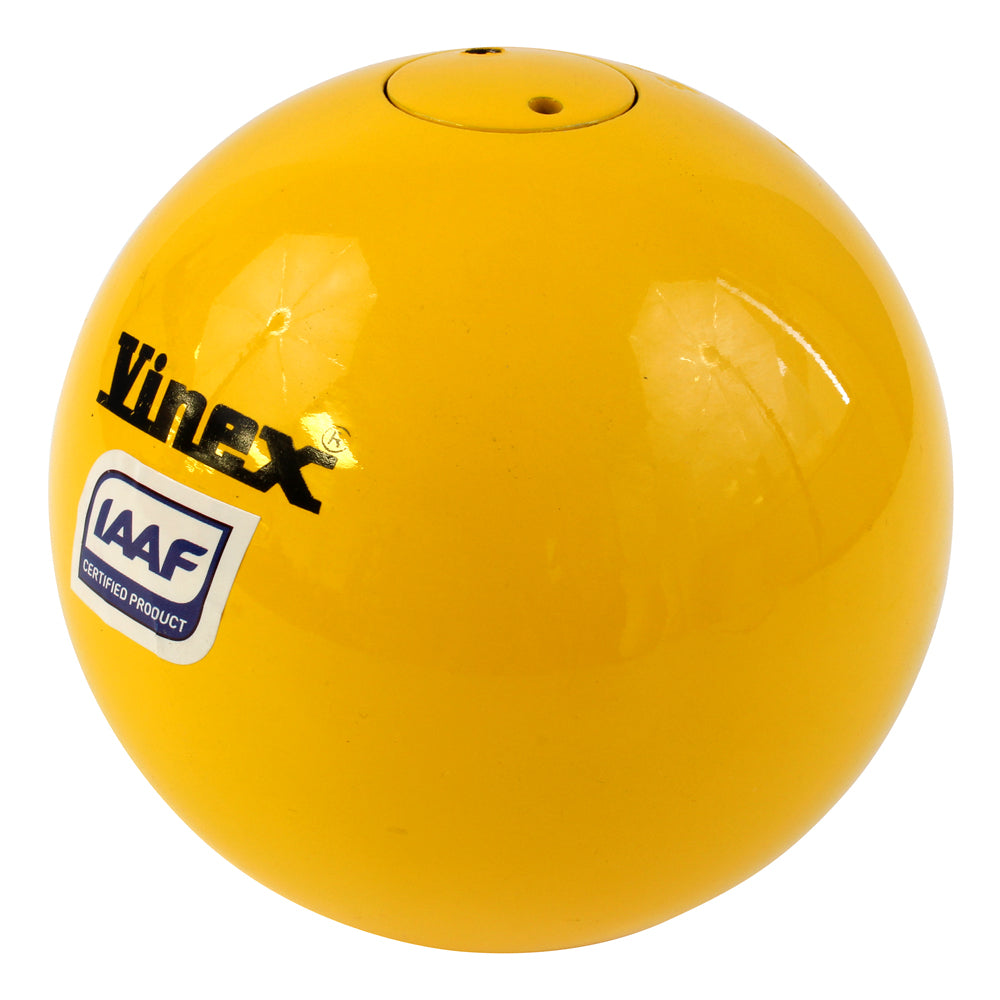 Peso de atletismo de aço 5,00kg 111mm Vinex - Certificado WA-IAAF