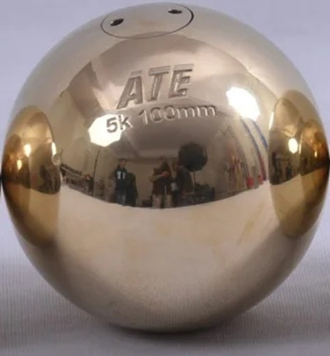 Peso de atletismo de bronze 5,00kg 100mm avançado ATE - Certificado WA-IAAF
