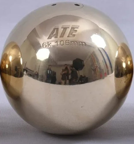 Peso de atletismo de bronze 6 kg 106mm avançado ATE - Certificado WA-IAAF