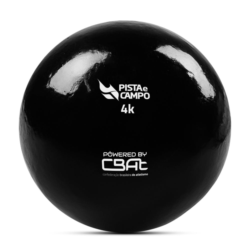 Peso de atletismo de aço 4,00kg iniciante Pista e Campo - Powered by CBAt