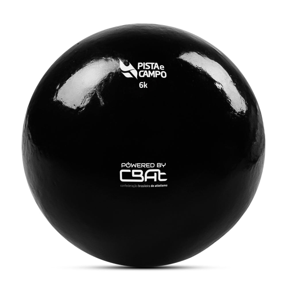 Peso de atletismo de aço 6,00kg iniciante Pista e Campo - Powered by CBAt