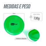 Frisbee de plástico para recreação Neofun - Verde