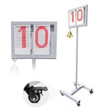 Placar de voltas com dois dígitos e sino para atletismo Pista e Campo