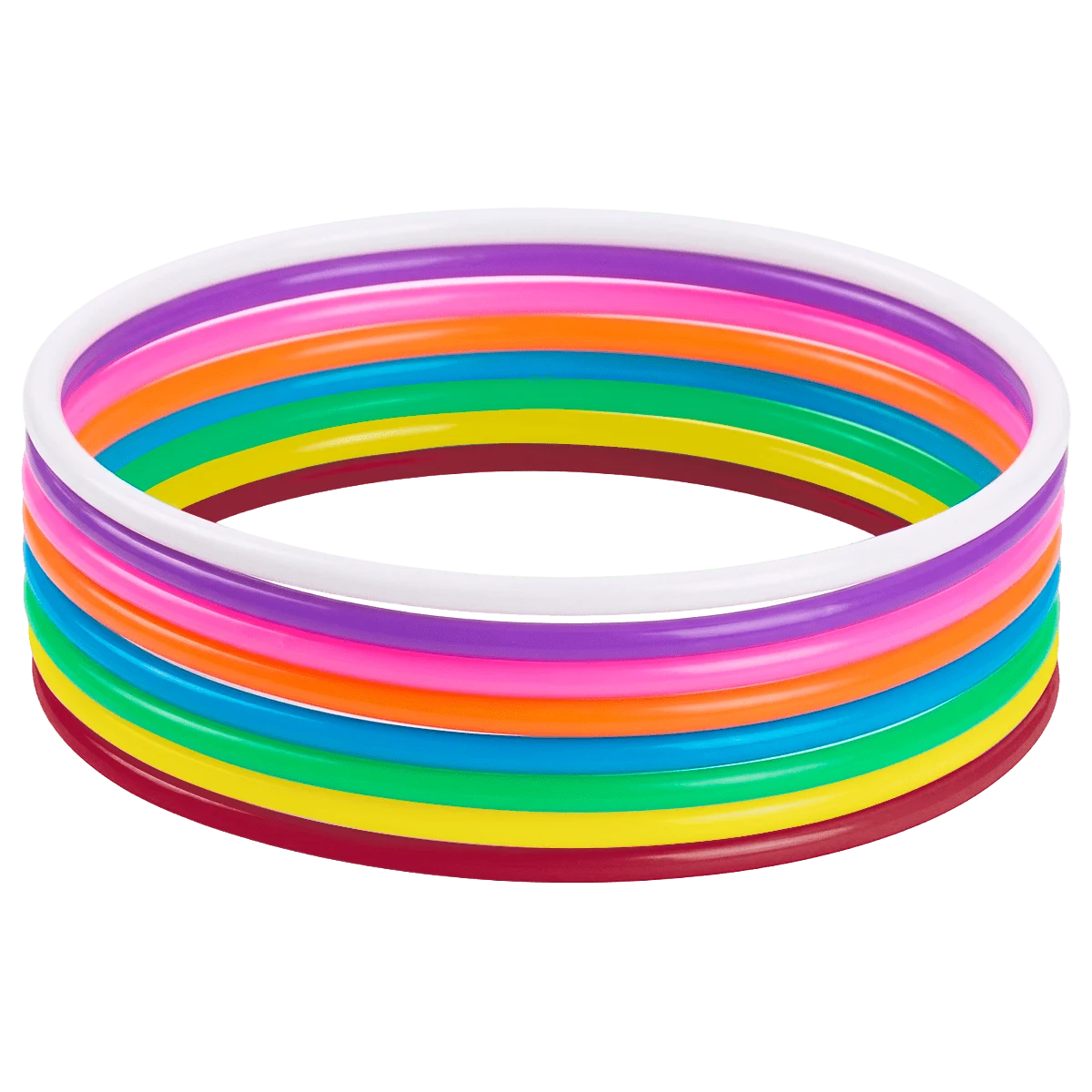Arco bambolê de plástico 75cm Reises - cnj com 12 und