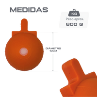 Pelota de PVC 600g Pista e Campo