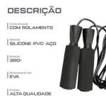 Corda de pular de PVC 4mm com rolamento Envolst