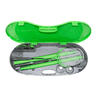 Kit Portátil de Badminton com Rede e Maleta