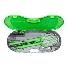 Kit Portátil de Badminton com Rede e Maleta