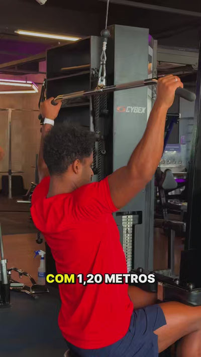 Stories de Puxador Pulley Costas 1,20 m Cromado com Giro Central Envolst