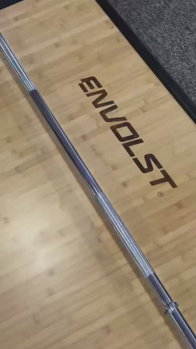 Stories de Barra Reta de Musculação Maciça 1,50m 28mm com Presilha Envolst