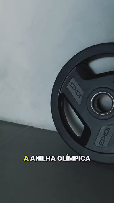 Stories de Anilha Emborrachada 10 kg para Barras e Halteres Envolst