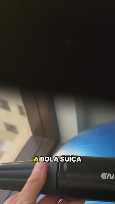 Vídeo 1 — Bola Suíça 55cm Gym Ball Para Pilates Anti-Burst com Bomba Envolst