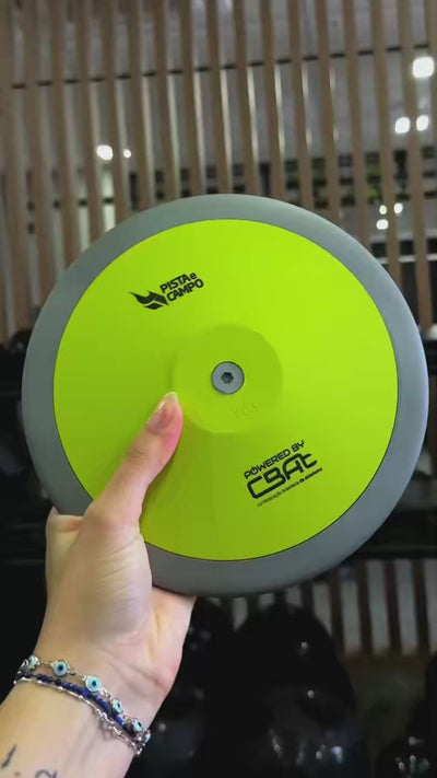 Stories de Disco de atletismo 1,5 kg em Aço Powered by CBAt Pista e Campo
