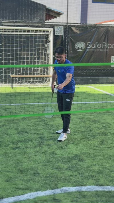 Stories de Kit Portátil de Badminton com Rede, Raquetes e Maleta Loire