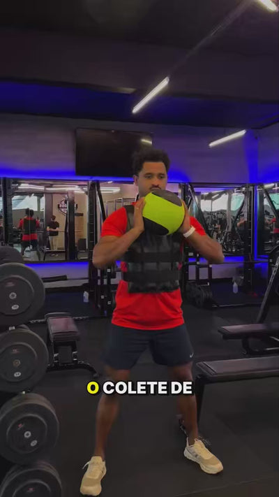 Vídeo 1 — Colete com pesos para treinamento Envolst - 5kg