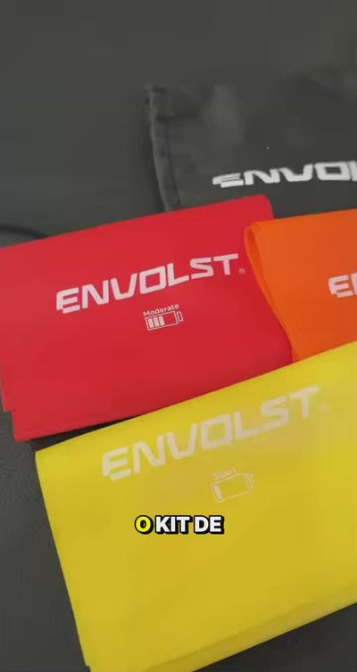 Stories de Kit 3 Faixas Elásticas 150cm Envolst — Extra Leve, Leve e Média