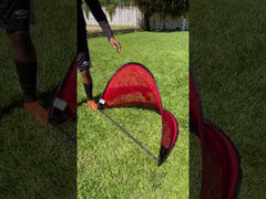 Mini-trave de futebol pop-up de fibra de vidro e rede de nylon Pista e Campo - PREÇO UNITÁRIO