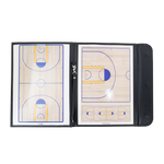 Prancheta tática magnética com caneta para treinamento de basquete Pista e Campo - Modelo pasta preta