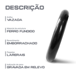 Anilha vazada revestida 3kg Pista e Campo