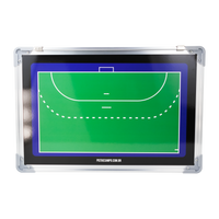 Quadro tático magnético de alumínio com acessórios 45x30 Pista e Campo - Handebol