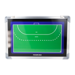 Quadro tático magnético de alumínio com acessórios 45x30 Pista e Campo - Handebol