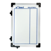 Quadro tático para treinamento esportivo volei 45x30cm Vinex