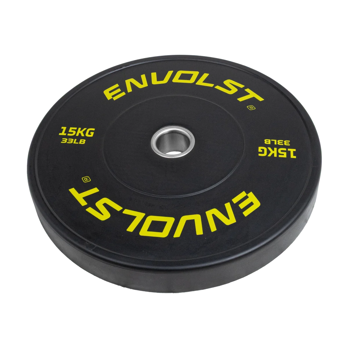 Anilha Olímpica Bumper para Crossfit e LPO 15Kg Envolst