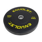 Anilha Olímpica Bumper para Crossfit e LPO 15Kg Envolst