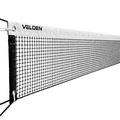 Rede oficial de voleibol com fio 2mm dimensões 9,75m (L) x 1,00m (A) com 04 faixas de vinil Velden