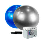 Bola Suíça Gym Ball 65cm Anti Estouro Envolst - Cinza