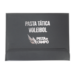 Prancheta tática magnética com caneta para treinamento de voleibol Pista e Campo - Modelo pasta preta