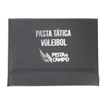 Prancheta tática magnética com caneta para treinamento de voleibol Pista e Campo - Modelo pasta preta