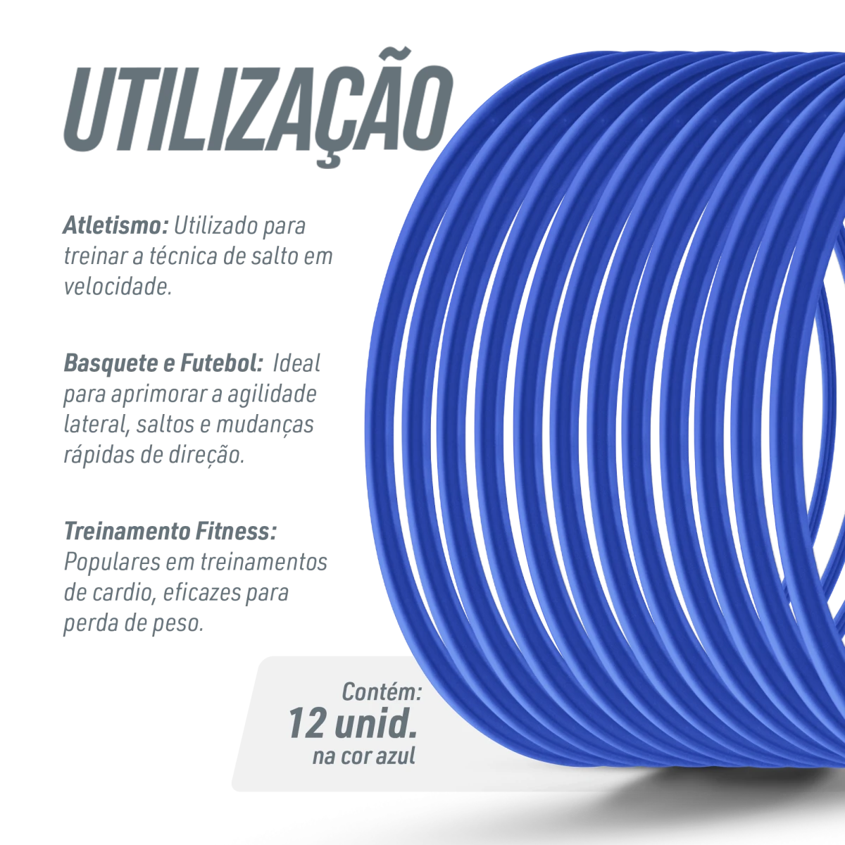 Arco plano 40cm Amarelo - 12 unidades