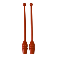 Maças de ginástica rítmica adulto 45cm Gracios - Branco