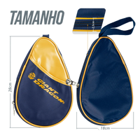 Capa bolsa para 1 raquete de tênis de mesa Giant Dragon