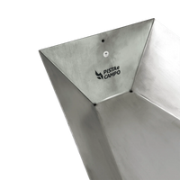 Encaixe de aço inox para salto com vara com tampa WA-IAAF Pista e Campo