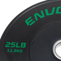 Anilha Olímpica Bumper para Crossfit e LPO 25Lb Envolst